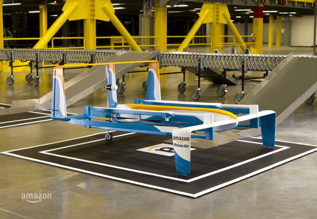 amazon-prime-air-drony-wydatki-problemy-na lądowisku